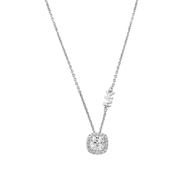 Michael Kors Silver Sterling Silver Station Women's Necklace | MKC1407AN040 | Time Watch Specialists