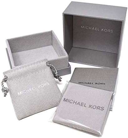 Michael Kors Sterling Silver Cubic Zirconia Halo Women's Studs | Time Watch Specialists