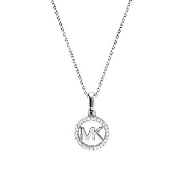 Michael Kors Sterling Silver Logo Starter Women's Necklace | MKC1108AN040 | Time Watch Specialists