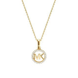 Michael Kors Sterling Silver Logo Starter Women's Necklace | MKC1108AN040 | Time Watch Specialists