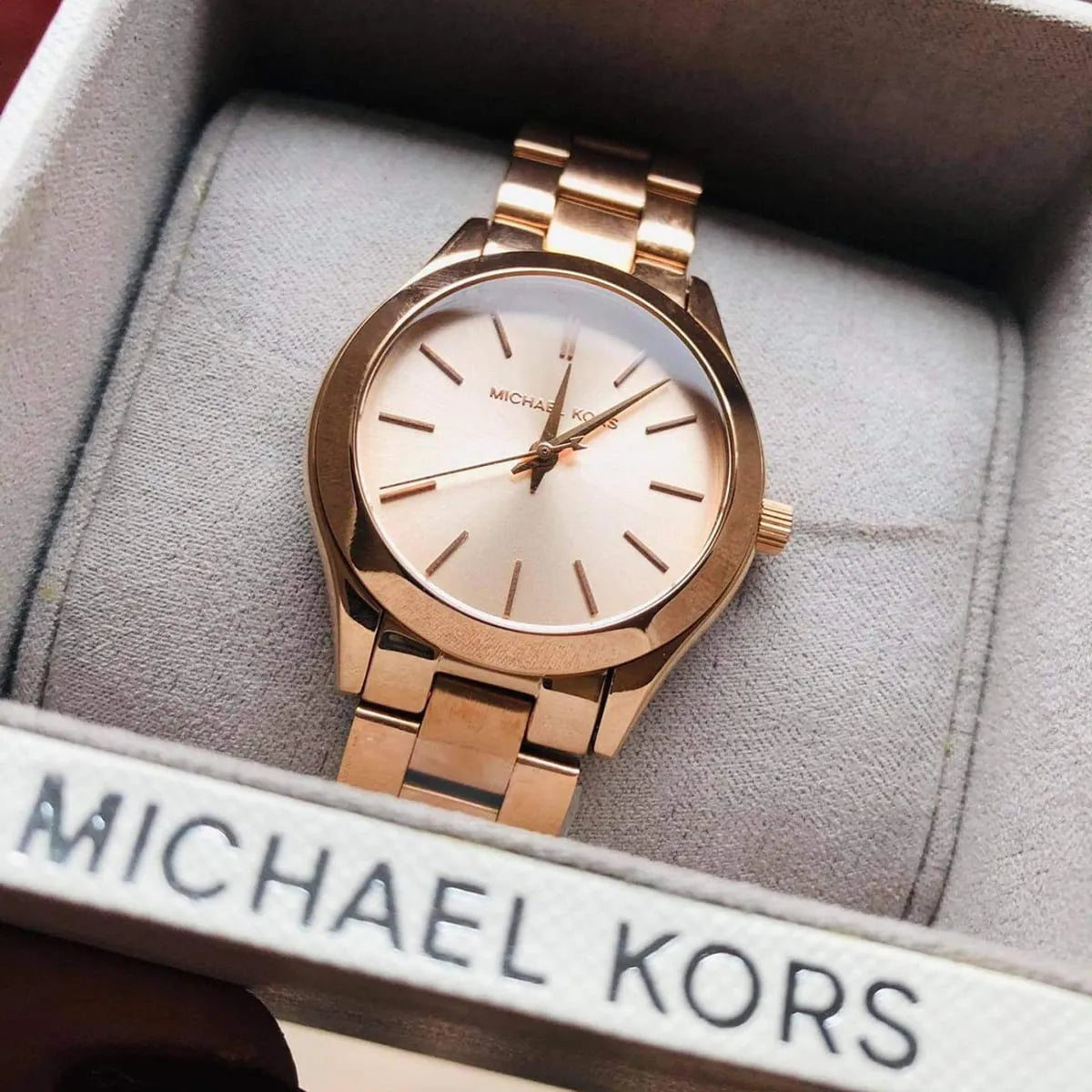 Michael Kors Slim Mini Rose Gold Women's Watch | MK3513