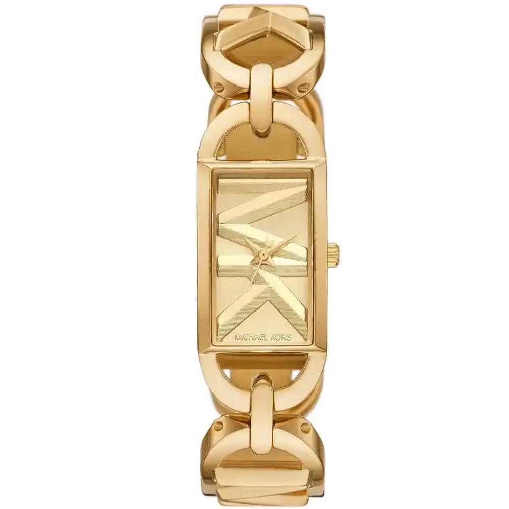 Michael Kors MK Empire Three-Hand Gold-Tone Stainless Steel Woman's Watch | MK7406