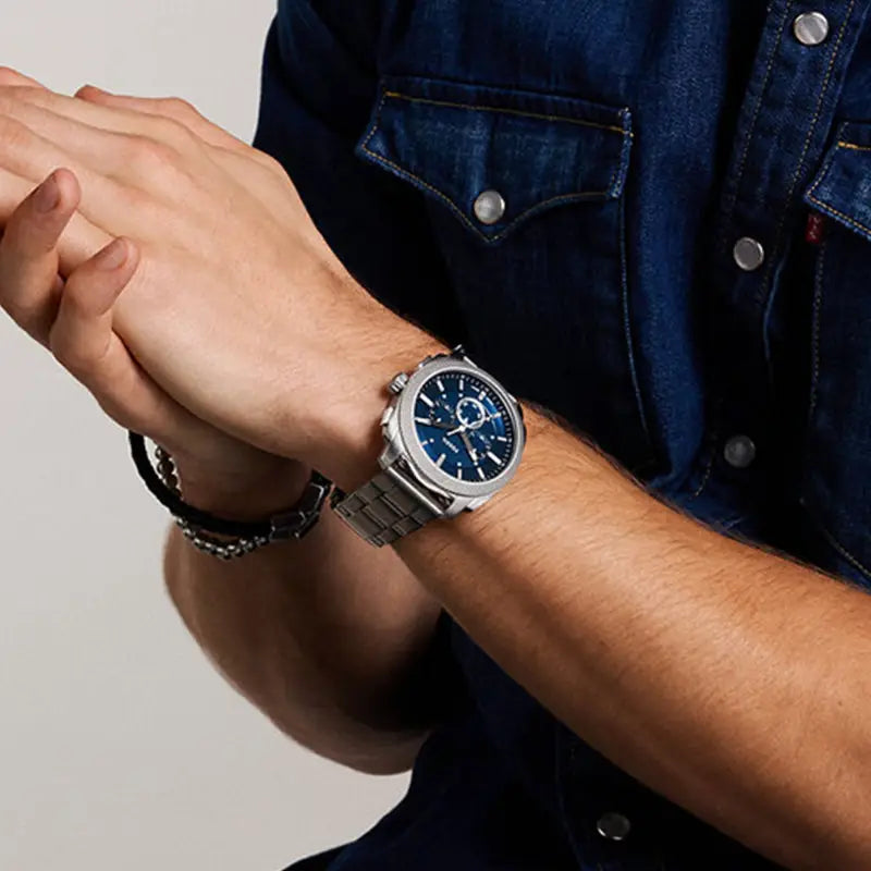 Fossil Machine Blue Chronograph Men's Watch |  FS6096