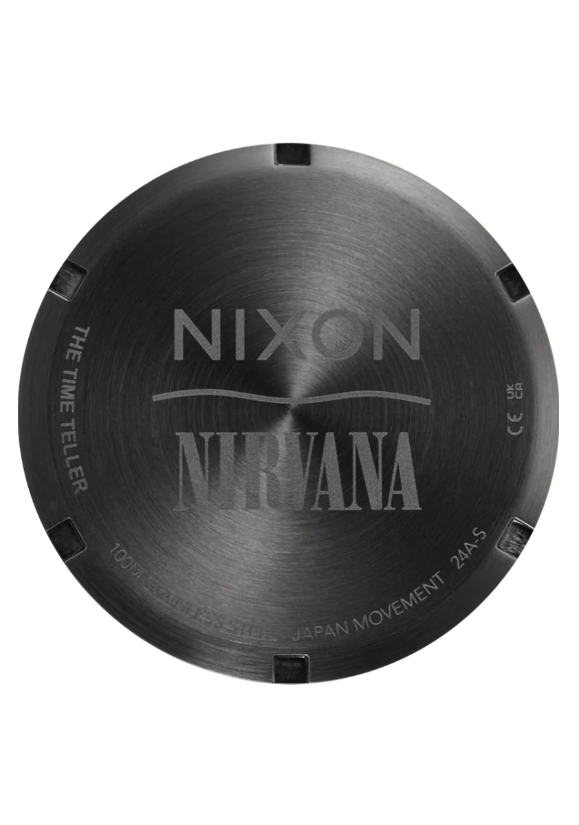 Nixon Black Nirvana Smiley Face Unisex Watch | A14195275 - 00 | Time Watch Specialists