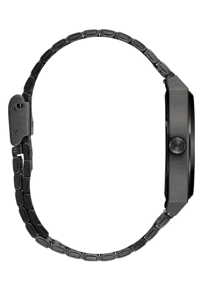 Nixon Black Nirvana Smiley Face Unisex Watch | A14195275 - 00 | Time Watch Specialists