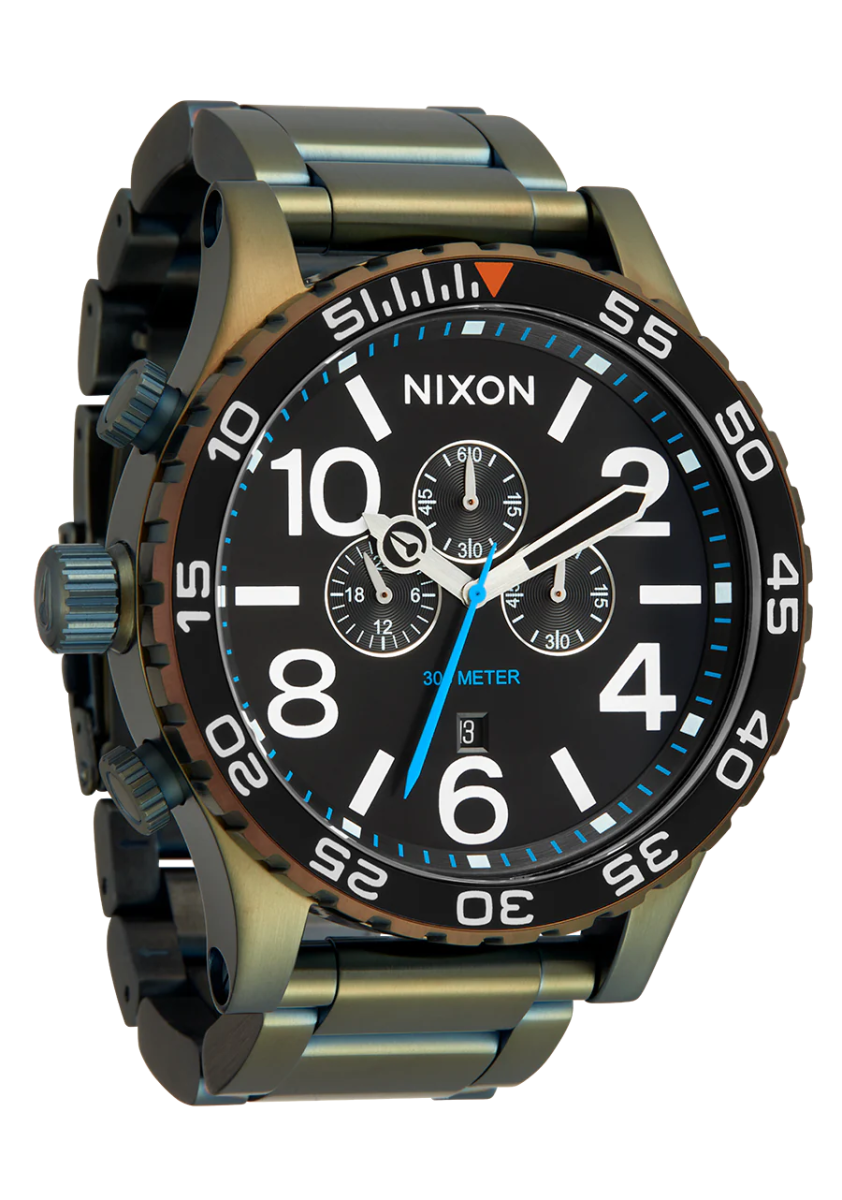 Nixon Chronograph Stainless Steel Men's Watch | A13891921 - 00 | Time Watch Specialists