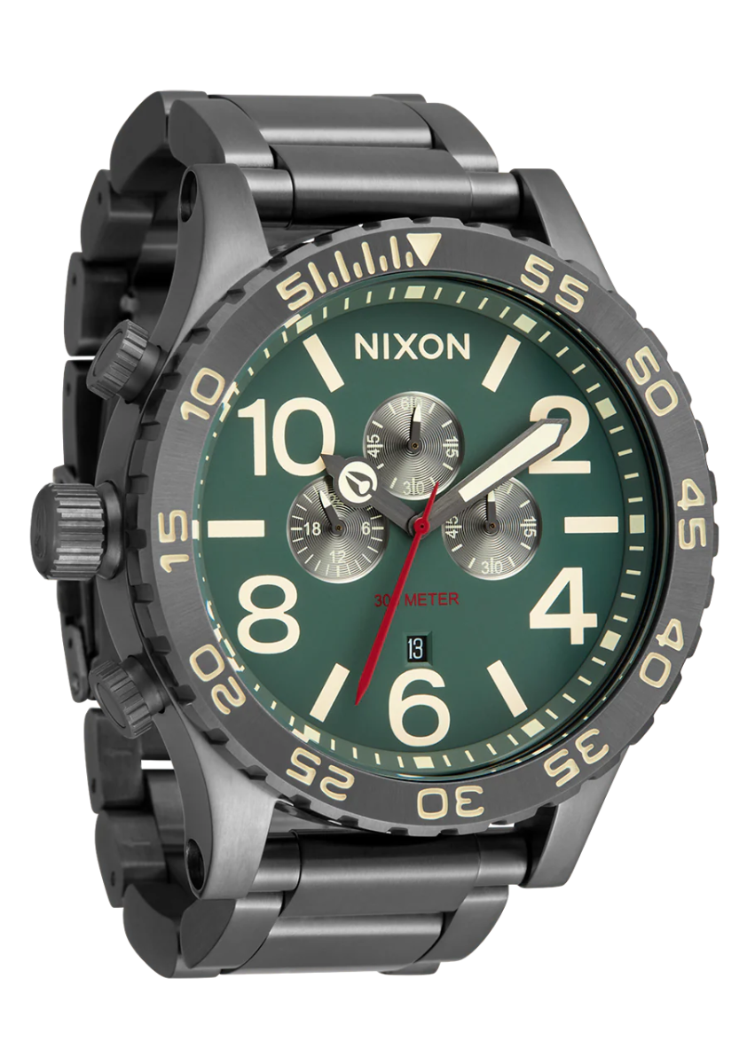 Nixon Chronograph Stainless Steel Men's Watch | A13891921 - 00 | Time Watch Specialists