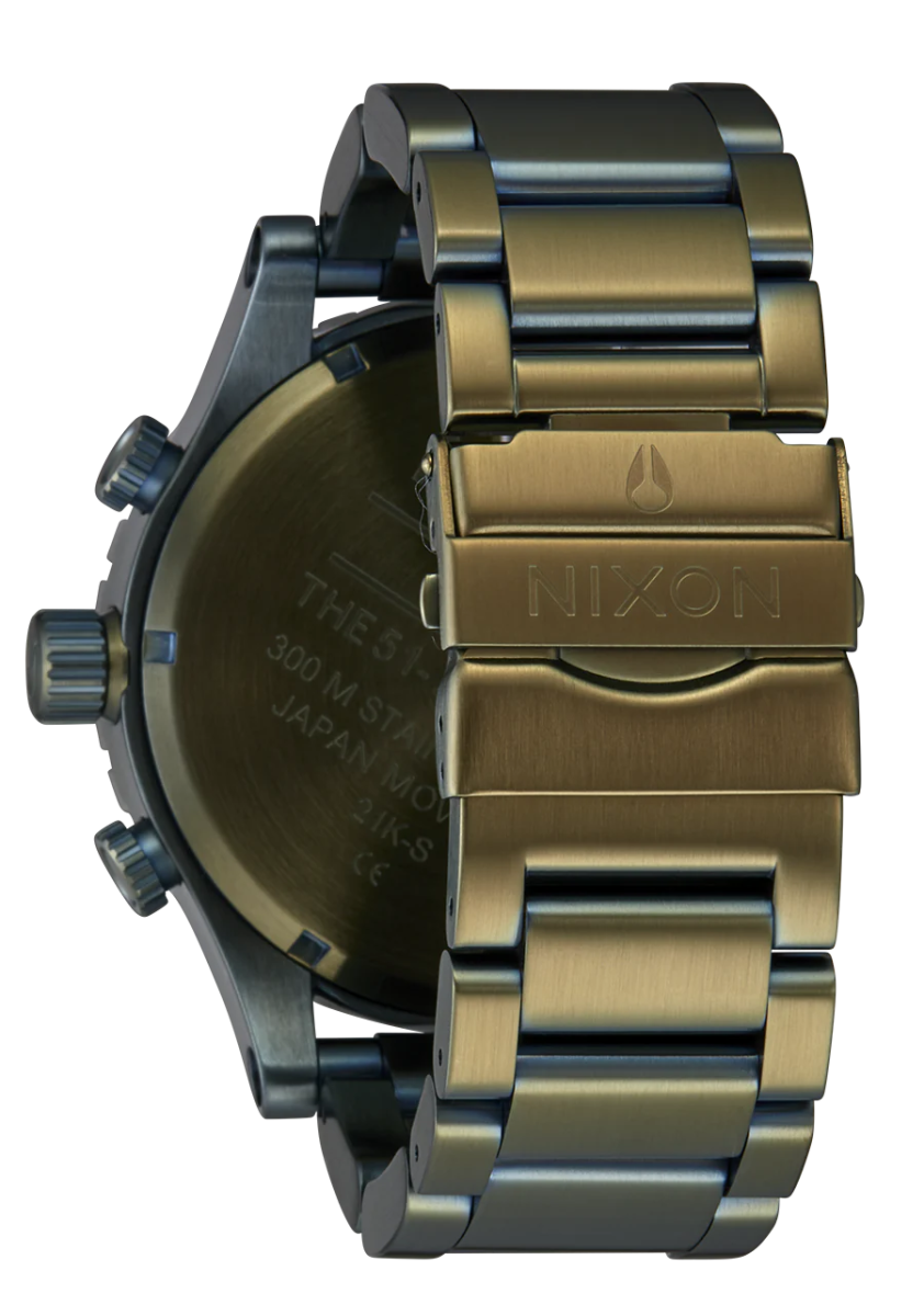 Nixon Chronograph Stainless Steel Men's Watch | A13891921 - 00 | Time Watch Specialists