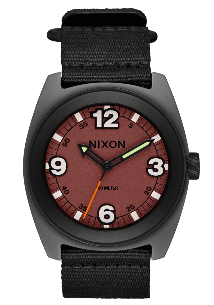 NIXON Clutch 42 Black Dial and Black Nylon 42mm Men's Watch | A14475351 - 00 | TIME Watches