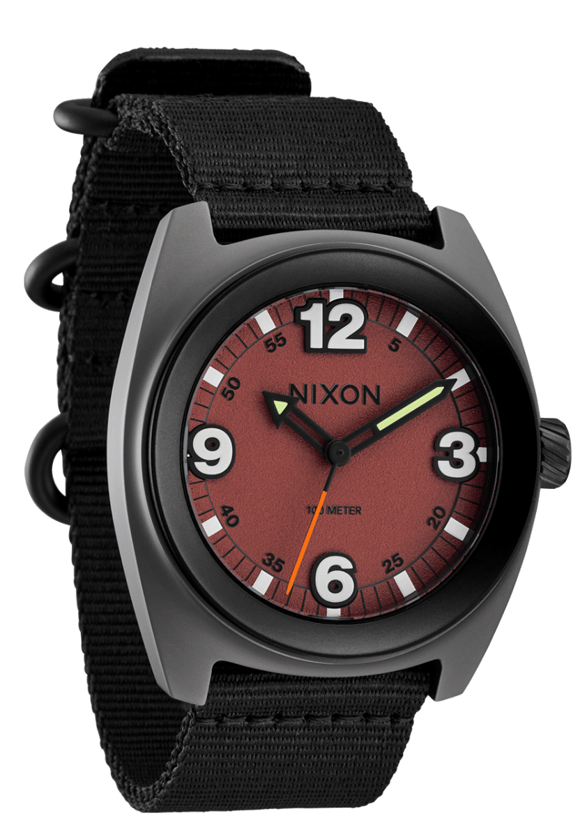 NIXON Clutch 42 Black Dial and Black Nylon 42mm Men's Watch | A14475351 - 00 | TIME Watches