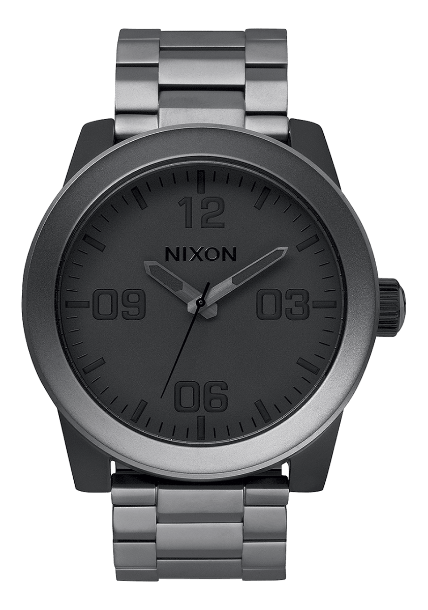 NIXON Corporal Stainless Steel and Steel Bracelet 43mm Men's Watch | A3461062 - 00 | TIME Watches