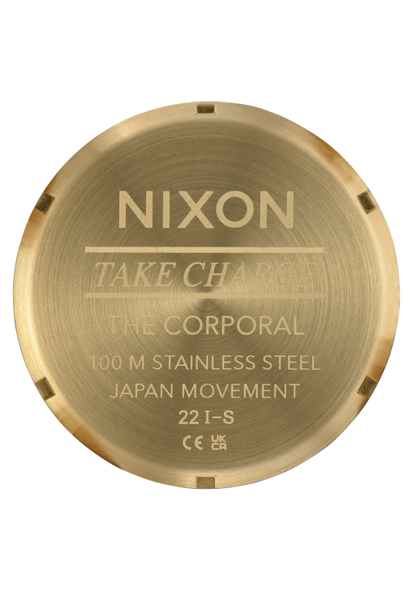 NIXON Corporal Stainless Steel Black Dial and Black Steel Bracelet 48mm Men's Watch | A3465163 - 00 | TIME Watches