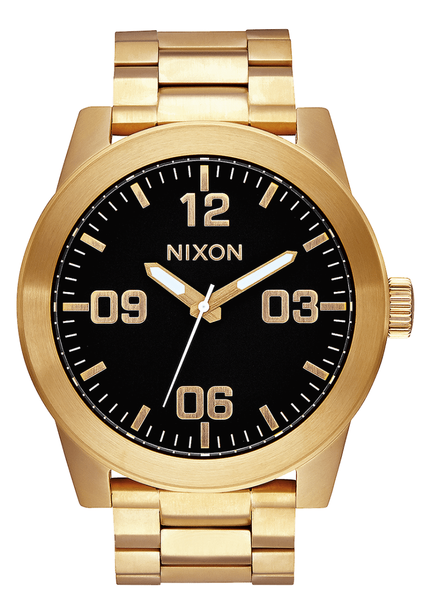 NIXON Corporal Stainless Steel Silver Dial and Silver Steel Bracelet 43mm Men's Watch | A346510 - 00 | TIME Watches