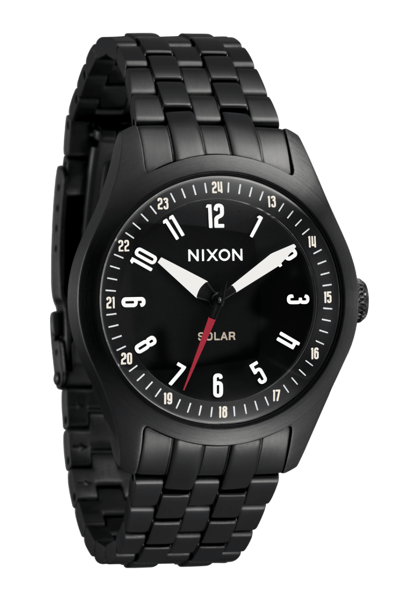NIXON Echo 38 Black Dial and Black Steel Bracelet 38mm Unisex Watch | A1413004 - 00 | TIME Watches
