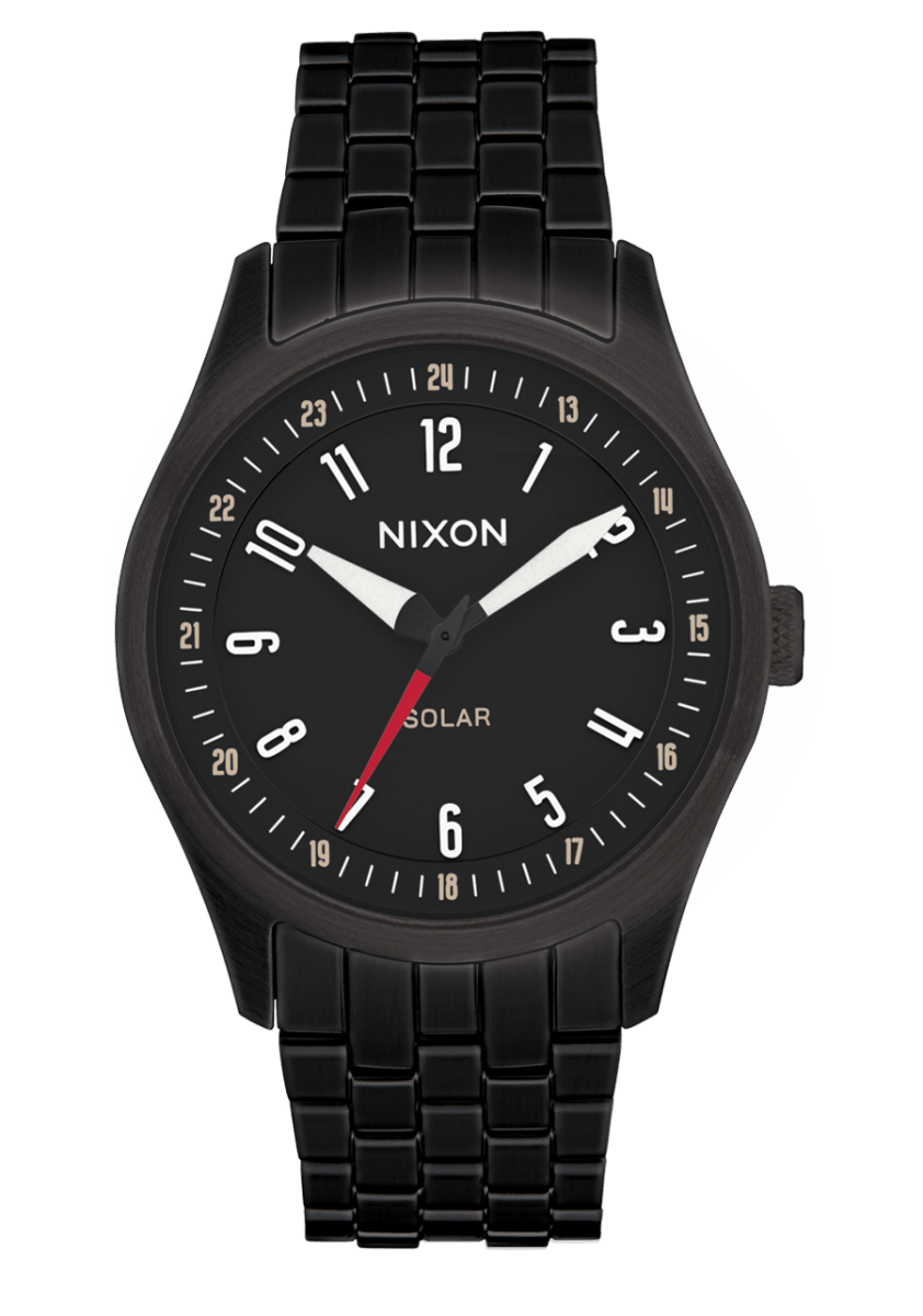 NIXON Echo 38 Black Dial and Black Steel Bracelet 38mm Unisex Watch | A1413004 - 00 | TIME Watches