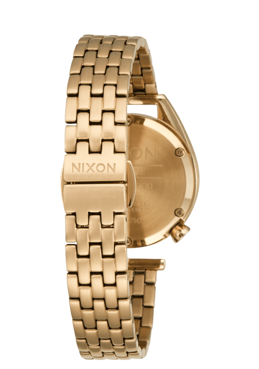 NIXON Kensington All Gold Dial and Black Steel Bracelet 36mm Unisex Watch | A1459510 - 00 | TIME Watches