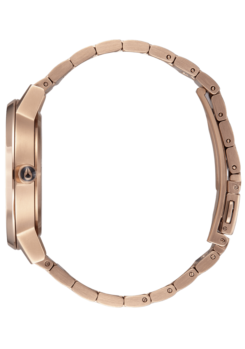 NIXON Kensington Gold Dial and Rose Gold Steel Bracelet 37mm Unisex Watch | A0995102 - 00 | TIME Watches