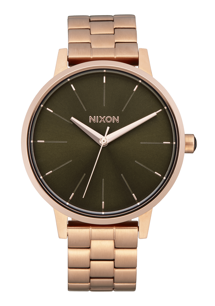 NIXON Kensington Gold Dial and Rose Gold Steel Bracelet 37mm Unisex Watch | A0995102 - 00 | TIME Watches
