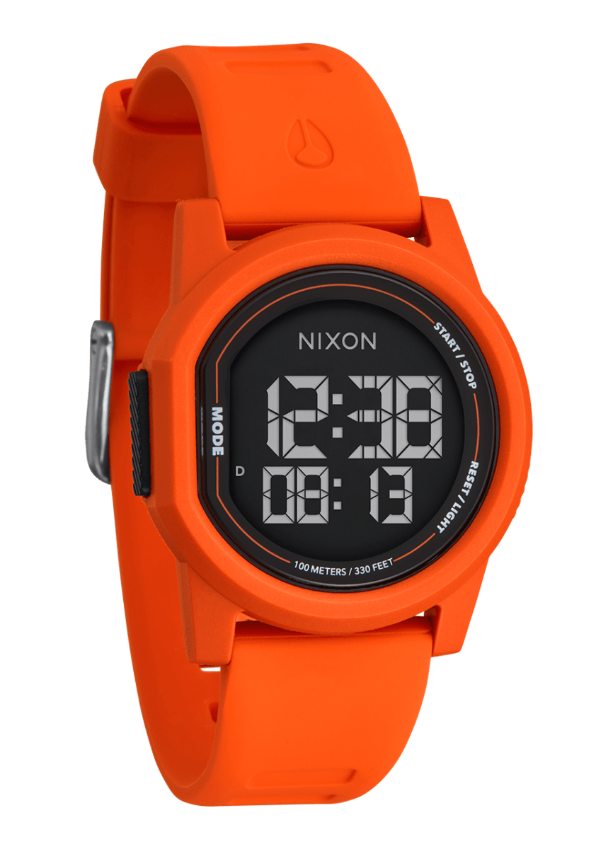 NIXON Re - Run Black Dial and Black Rubber Men's Watch | A13705194 - 00 | TIME Watches