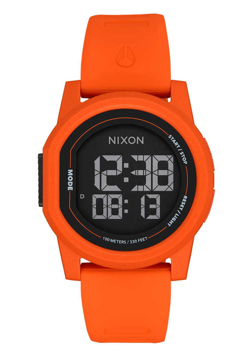 NIXON Re - Run Black Dial and Black Rubber Men's Watch | A13705194 - 00 | TIME Watches