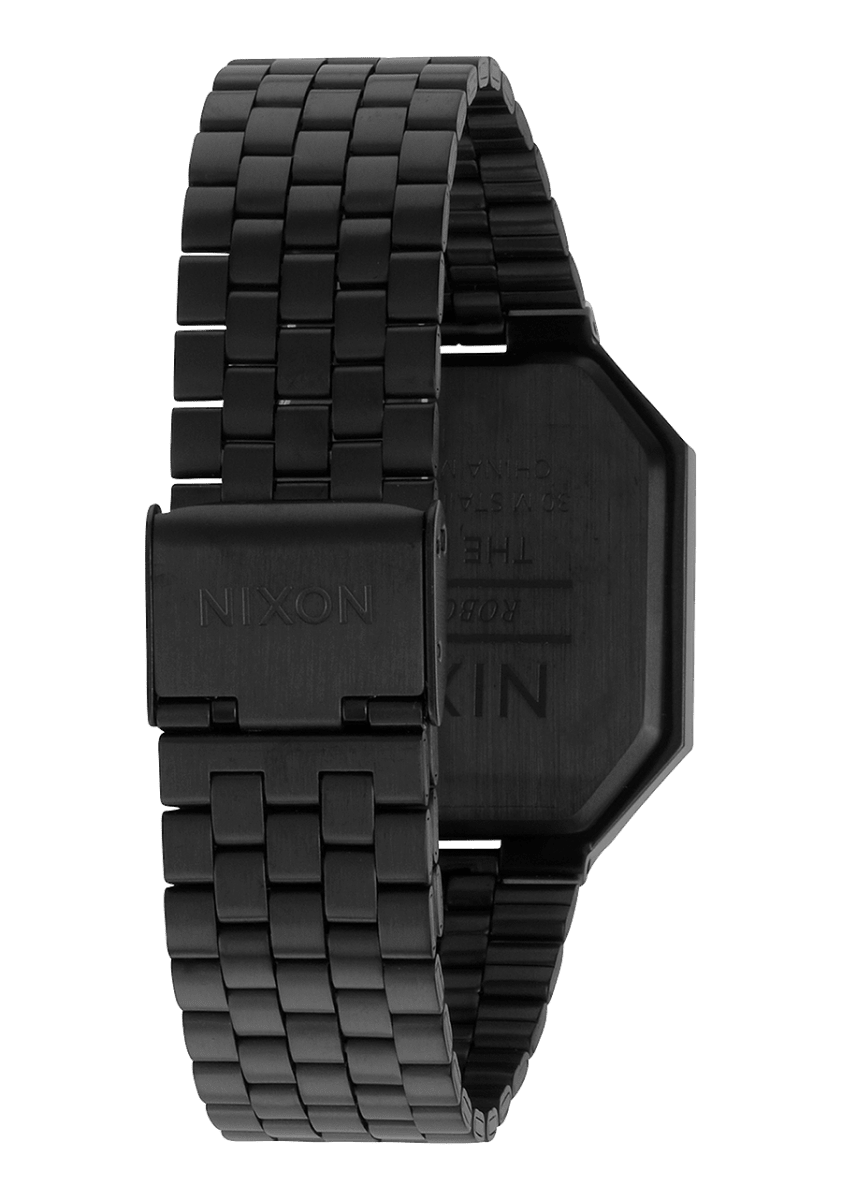 NIXON Re - Run Black Dial and Black Steel Bracelet 38mm Unisex Watch | A158001 - 00 | TIME Watches