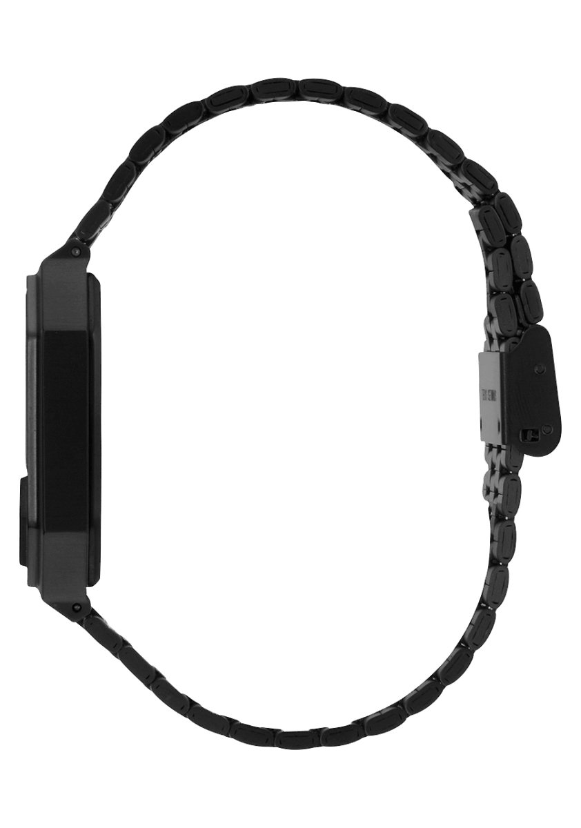 NIXON Re - Run Black Dial and Black Steel Bracelet 38mm Unisex Watch | A158001 - 00 | TIME Watches