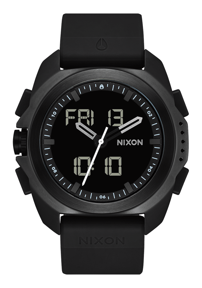 NIXON Ripley Black Dial and Black Steel Bracelet 47mm Men's Watch | A1267000 - 00 | TIME Watches