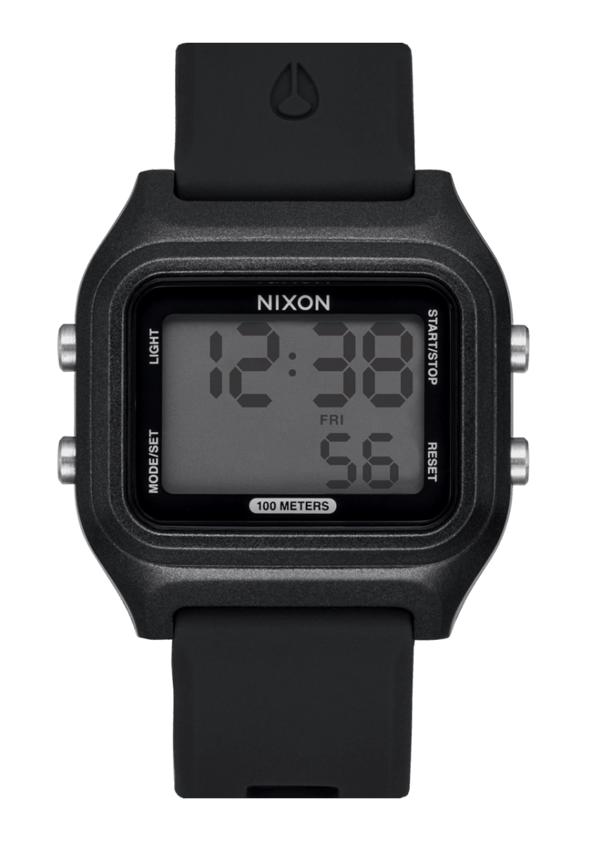 NIXON Ripper Black Dial and Black Rubber Unisex Watch | A1399004 - 00 | TIME Watches