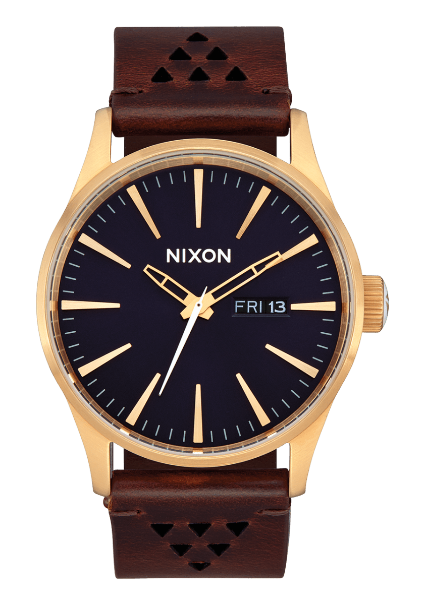 NIXON Sentry Leather and Leather 40mm Unisex Watch | A1055033 - 00 | TIME Watches