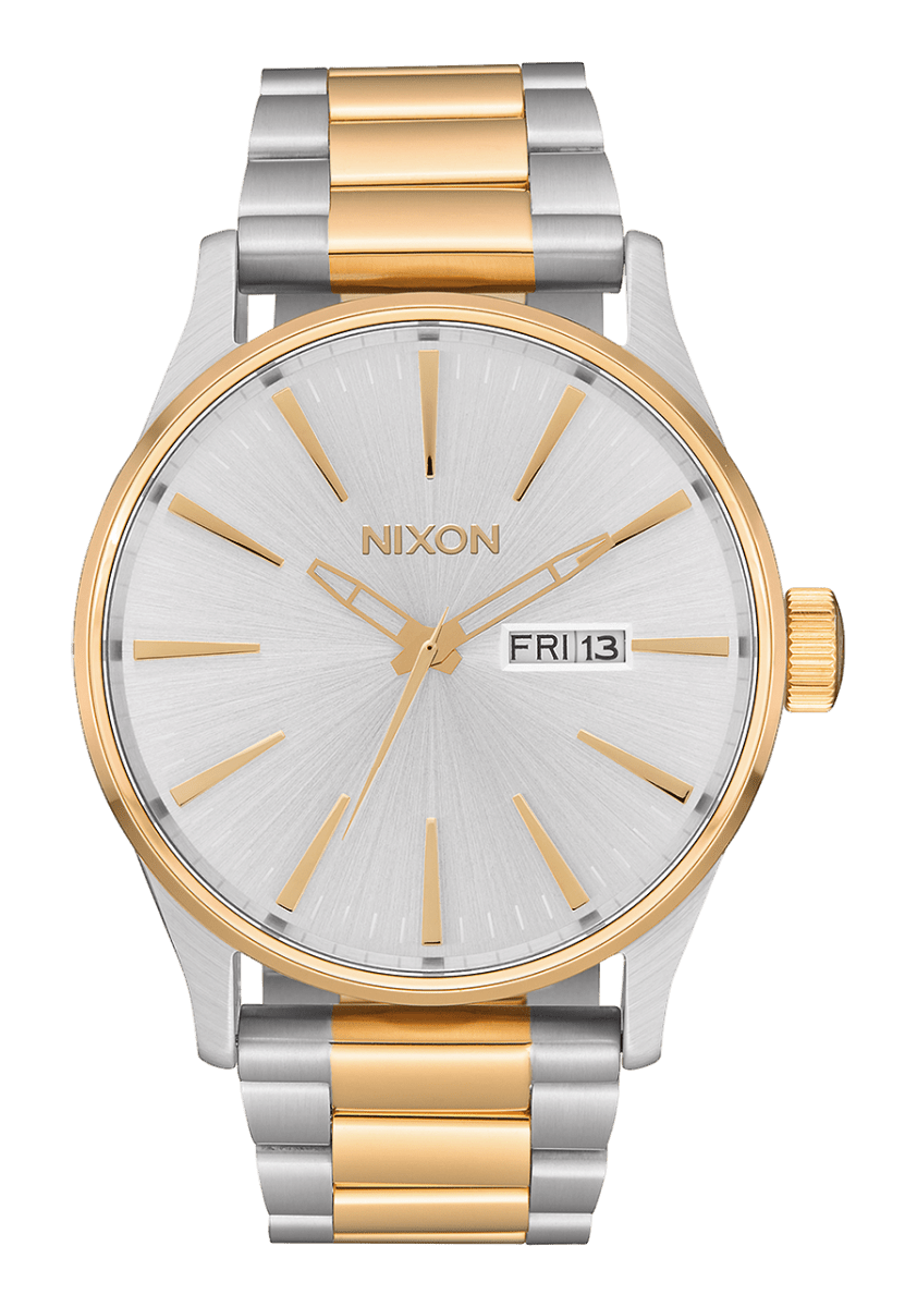 NIXON Sentry Stainless Steel Black Dial and Black Steel Bracelet 39mm Unisex Watch | A3561921 - 00 | TIME Watches
