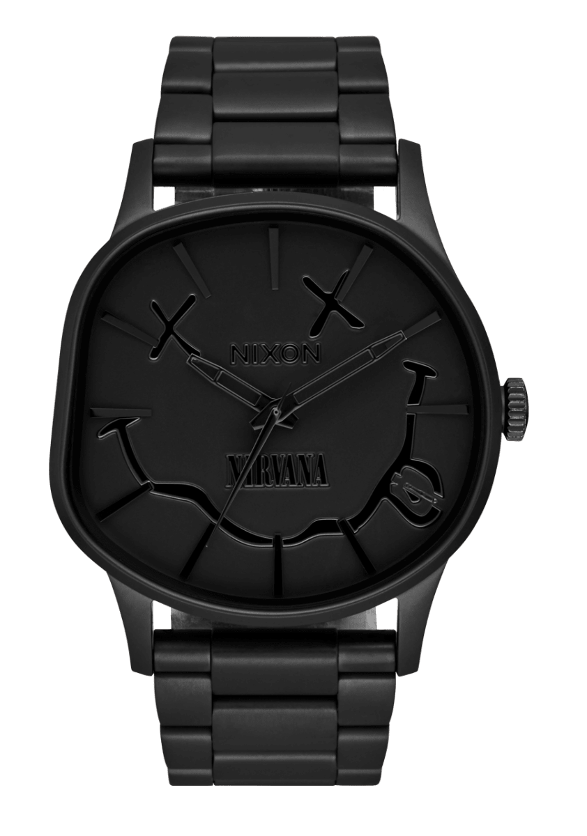NIXON Sentry Stainless Steel Black Dial and Black Steel Bracelet 42mm Men's Watch | A1461502 - 00 | TIME Watches
