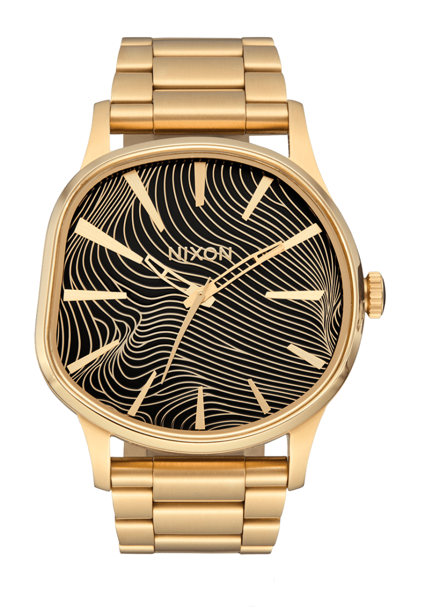 NIXON Sentry Stainless Steel Black Dial and Black Steel Bracelet 42mm Unisex Watch | A14545358 - 00 | TIME Watches