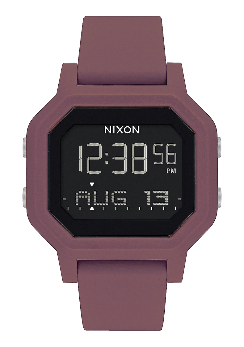 NIXON Siren Digital Black Dial and Black Rubber Unisex Watch | A1311234 - 00 | TIME Watches