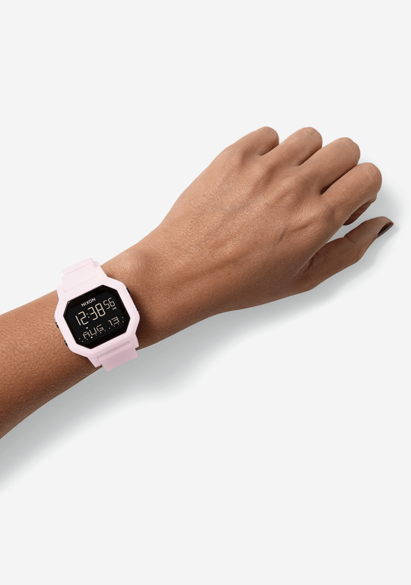 NIXON Siren Digital Black Dial and Black Rubber Women's Watch | A13113154 - 00 | TIME Watches