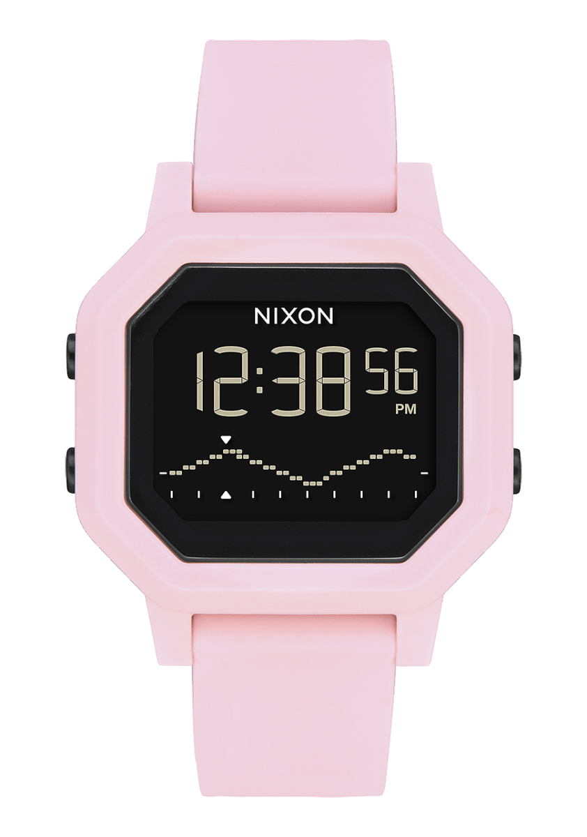 NIXON Siren Digital Black Dial and Black Rubber Women's Watch | A13113154 - 00 | TIME Watches