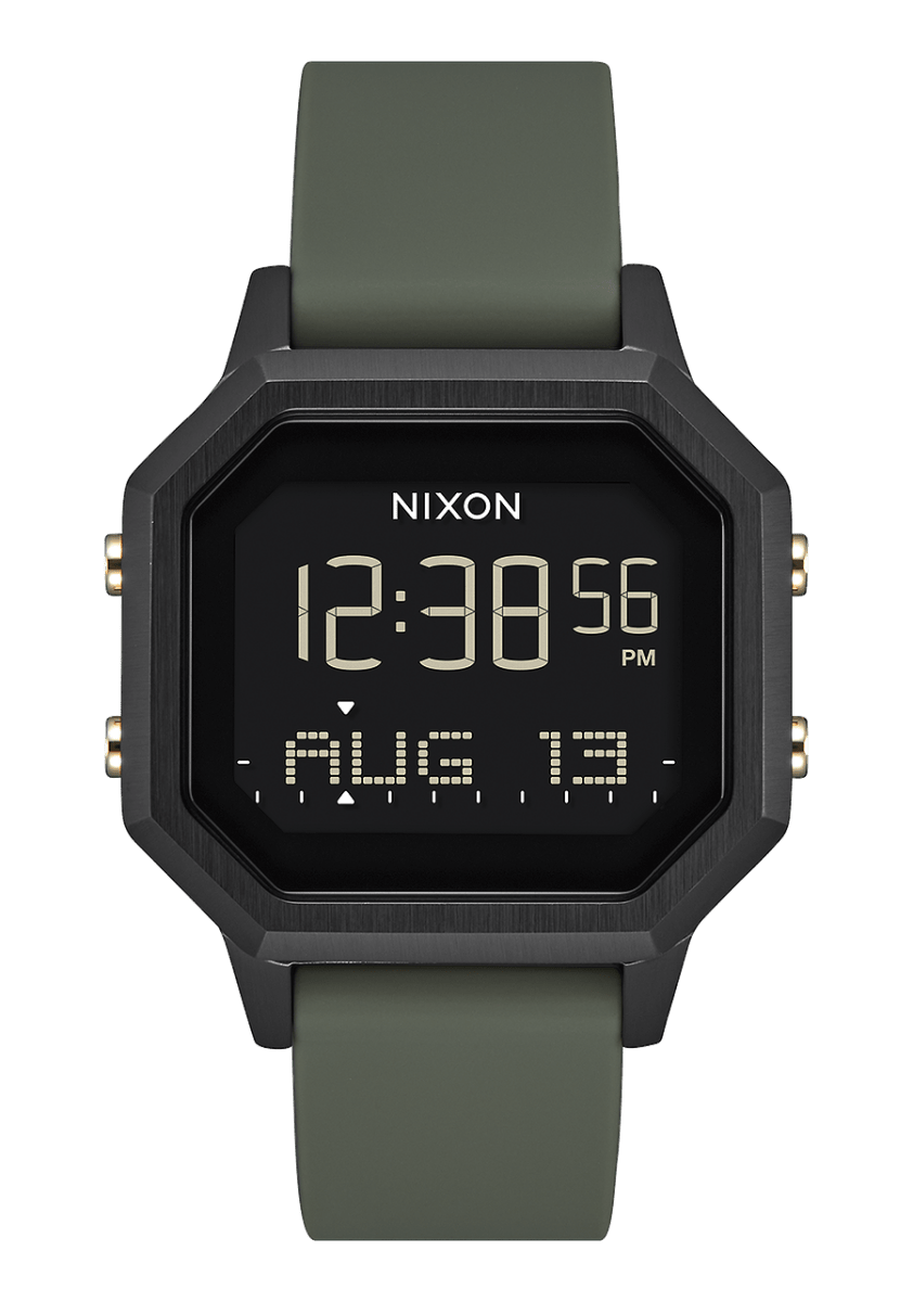NIXON Siren Digital Black Dial and Black Steel Bracelet 34mm Women's Watch | A1211178 - 00 | TIME Watches