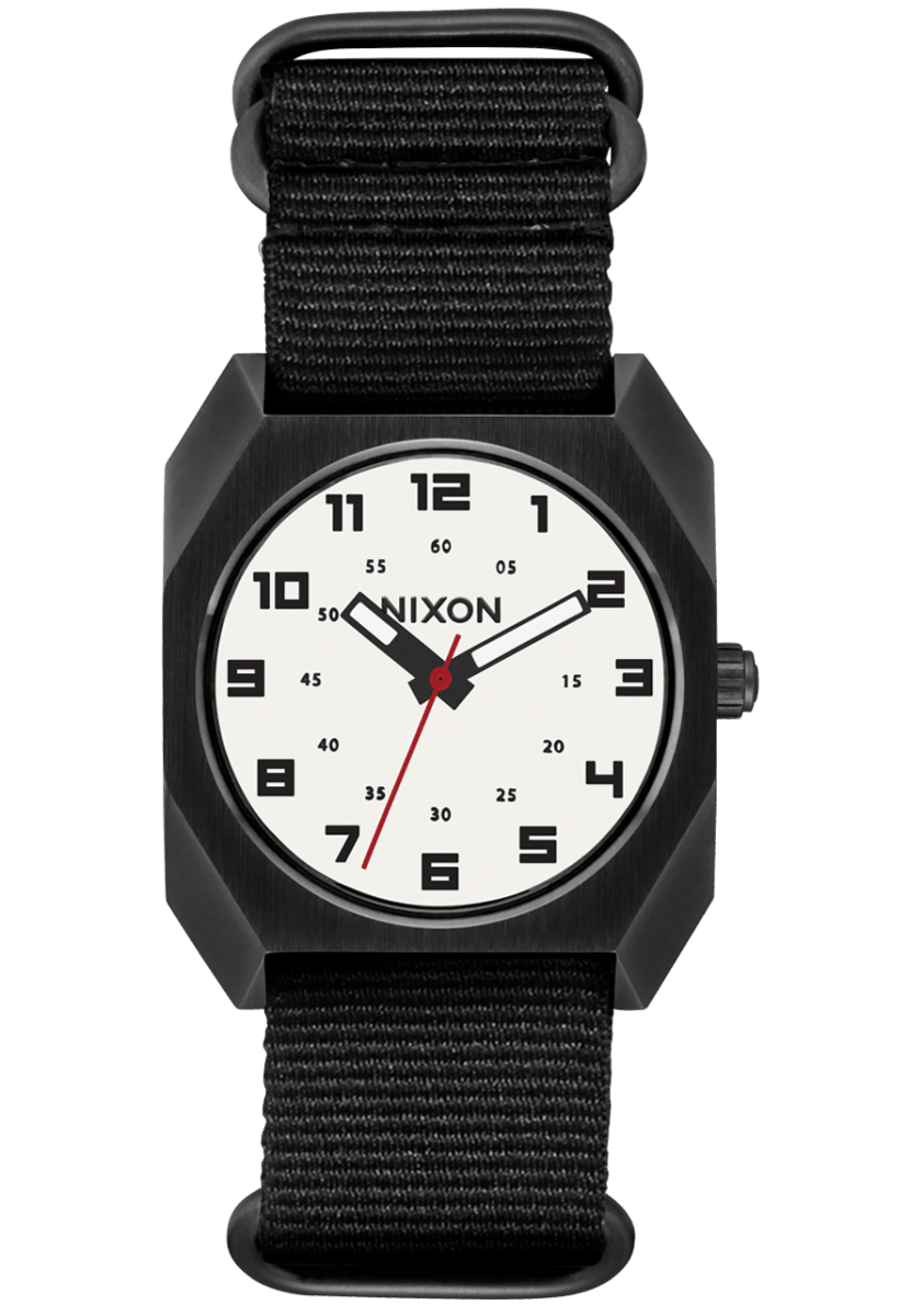 NIXON Staple Black Dial and Black Nylon 35mm Unisex Watch | A1409004 - 00 | TIME Watches