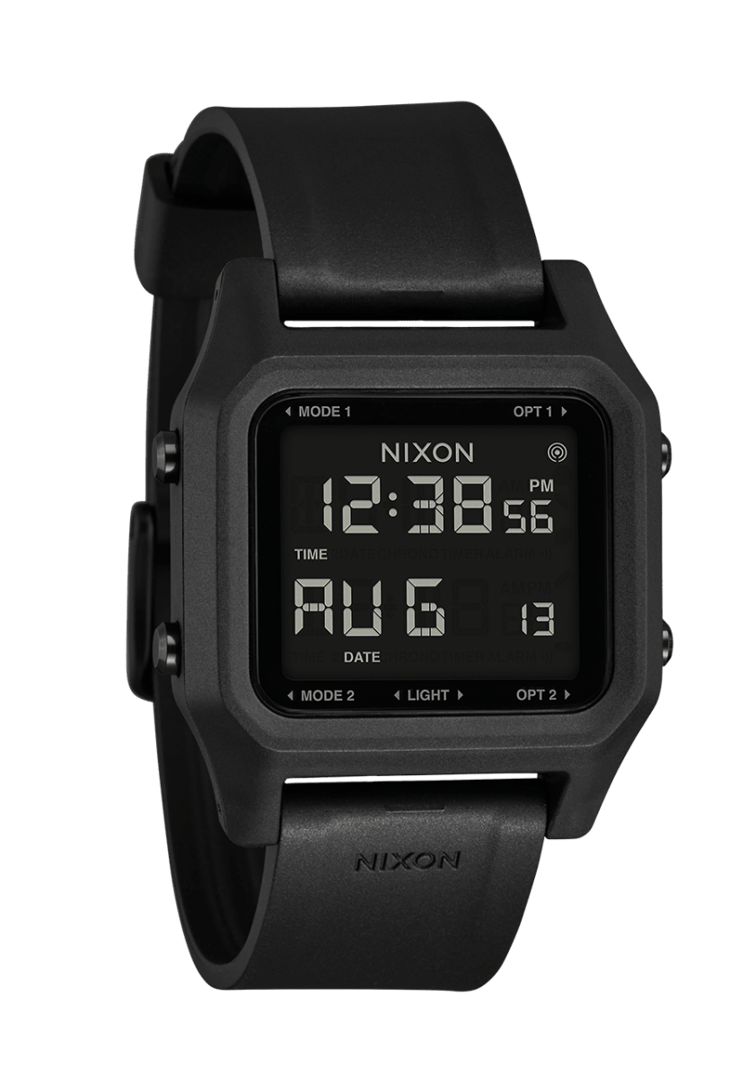 NIXON Staple Black Dial and Black Rubber 38mm Unisex Watch | A1309000 - 00 | TIME Watches