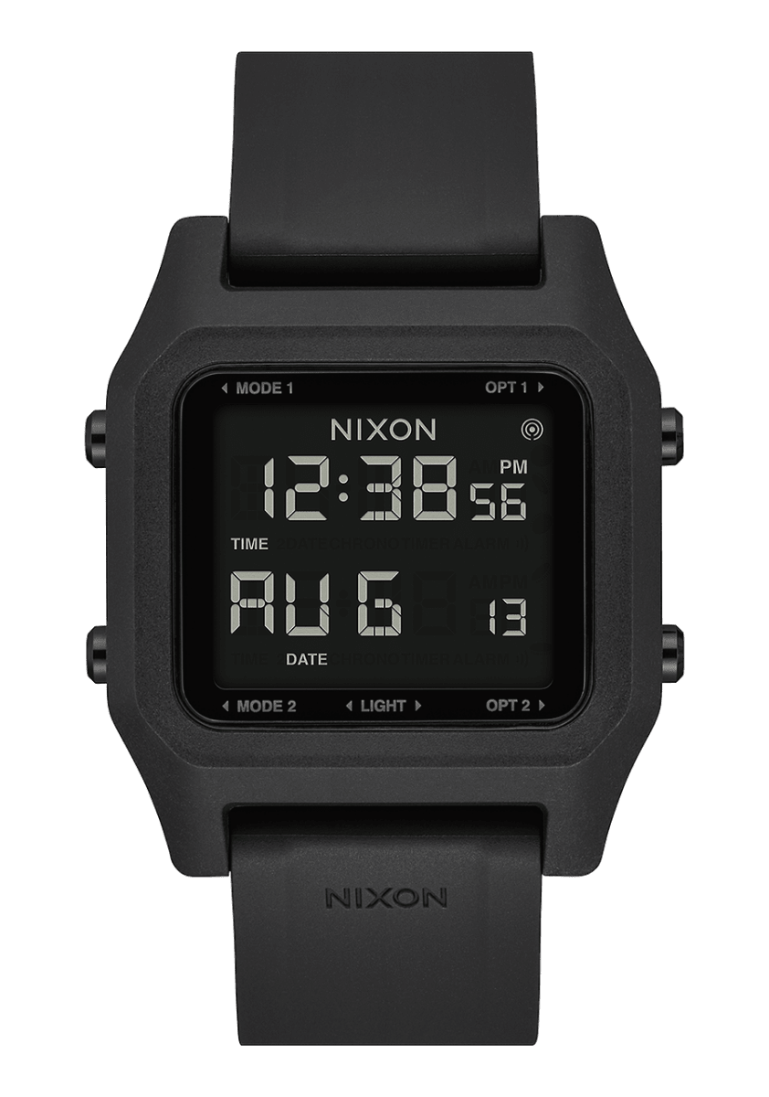 NIXON Staple Black Dial and Black Rubber 38mm Unisex Watch | A1309000 - 00 | TIME Watches