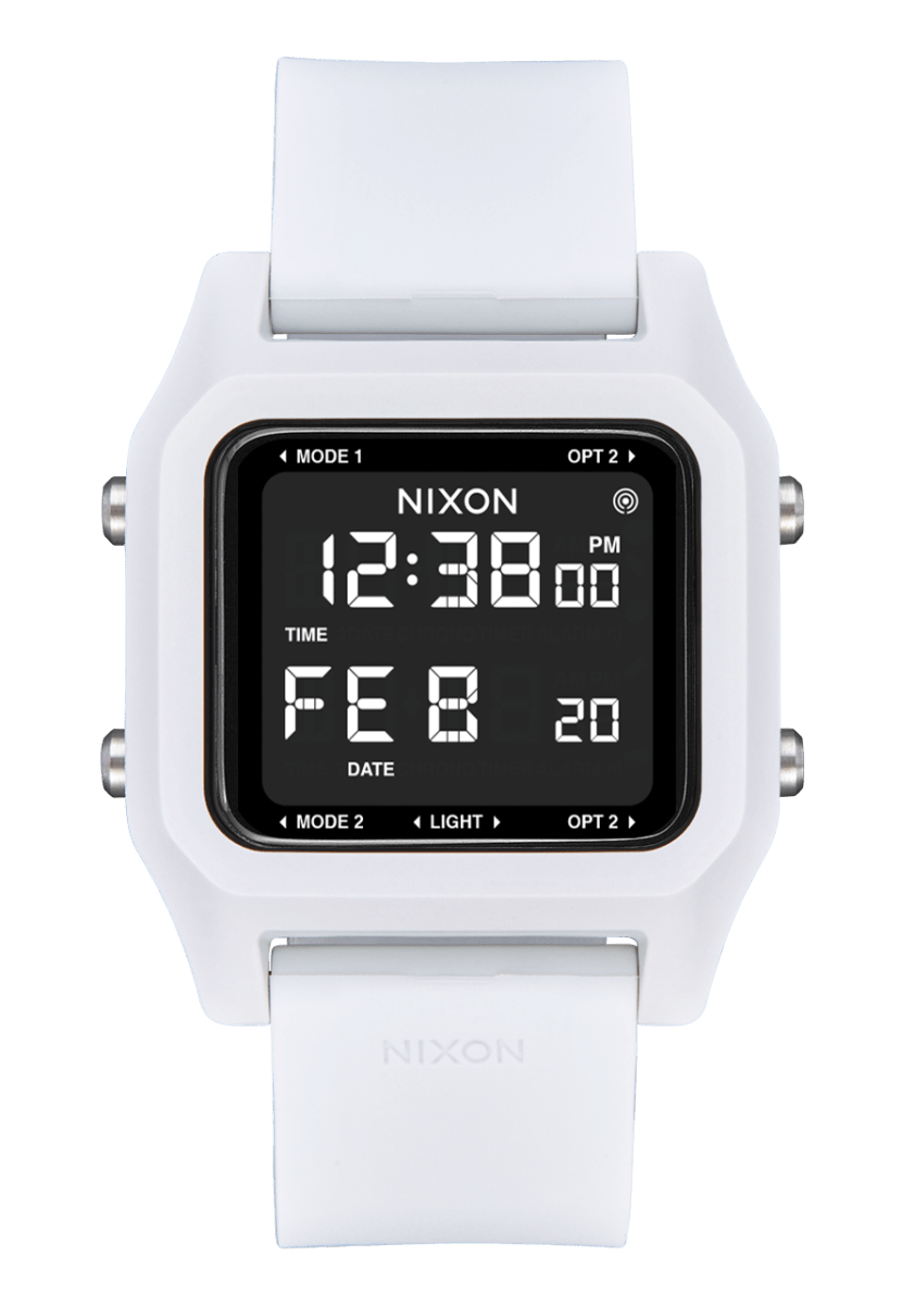NIXON Staple White Dial and White Rubber 34mm Unisex Watch | A1309100 - 00 | TIME Watches