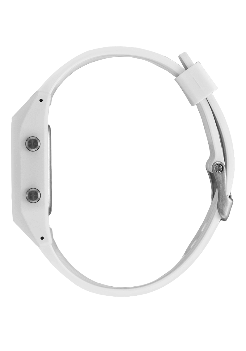 NIXON Staple White Dial and White Rubber 34mm Unisex Watch | A1309100 - 00 | TIME Watches