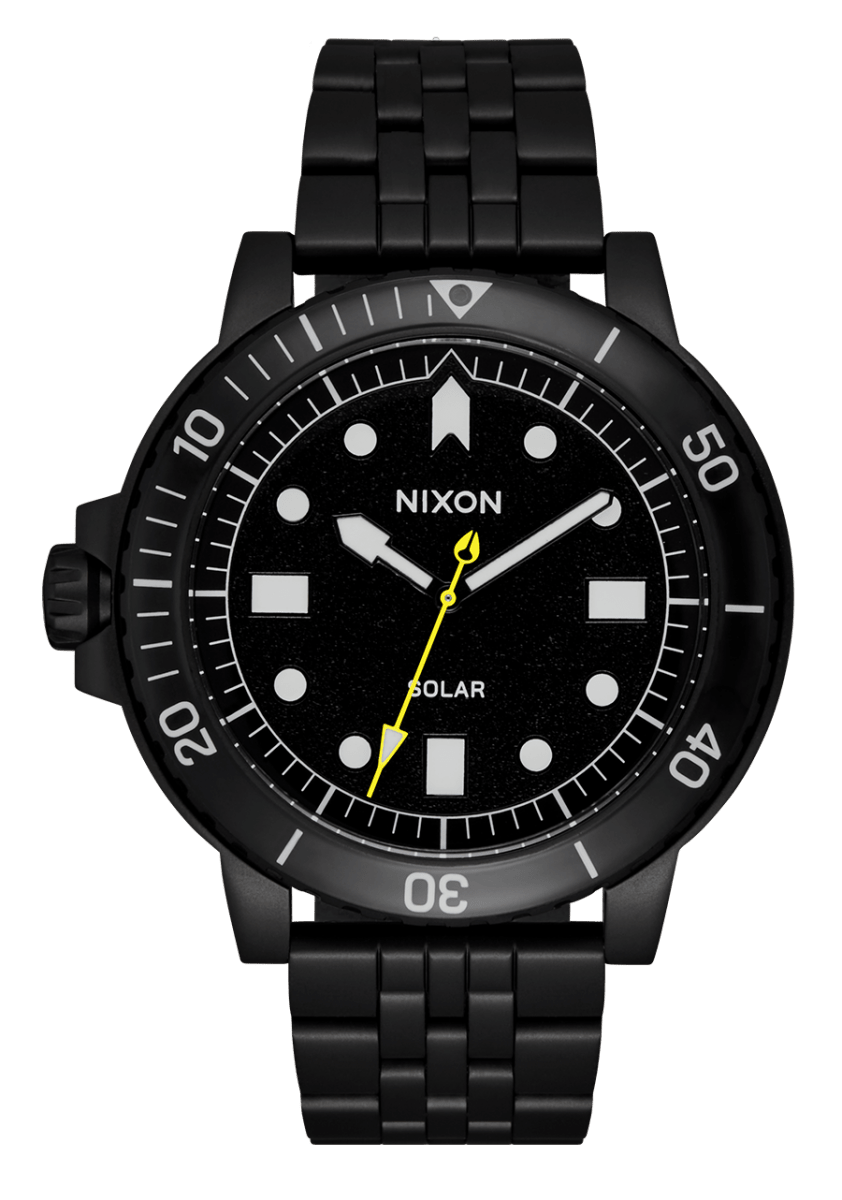 NIXON Stinger 44 Black Dial and Black Steel Bracelet 44mm Men's Watch | A14023086 - 00 | TIME Watches