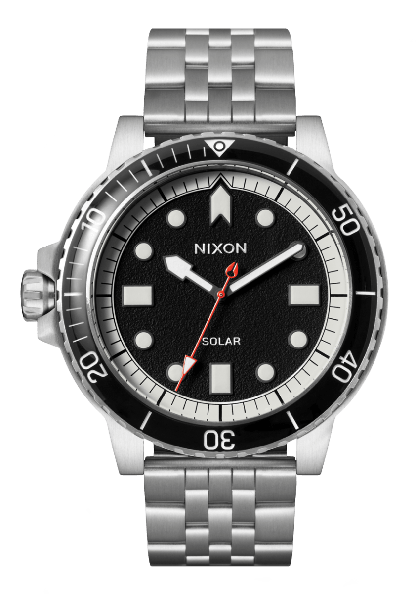 NIXON Stinger 44 Black Dial and Black Steel Bracelet 44mm Unisex Watch | A14025233 - 00 | TIME Watches