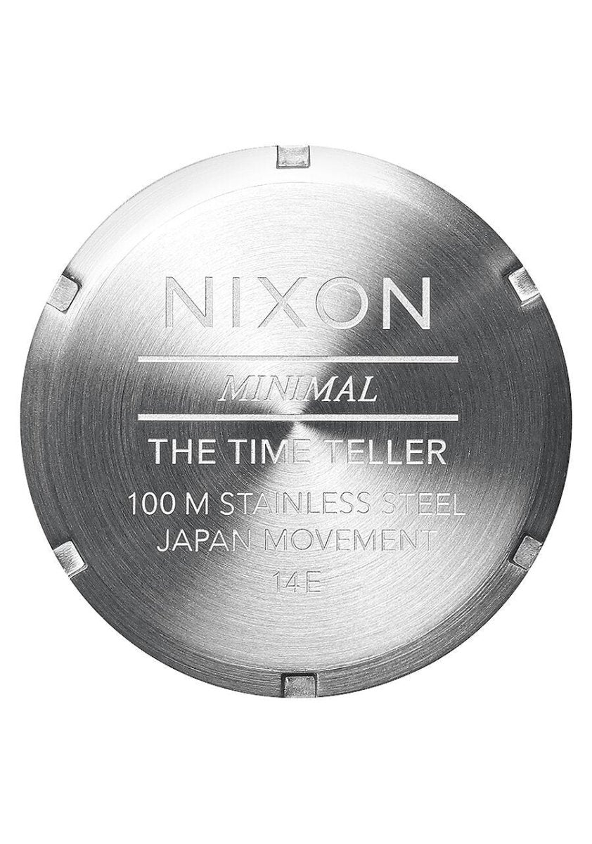 NIXON Time Teller Black Dial and Rose Gold Leather 37mm Women's Watch - view 11
