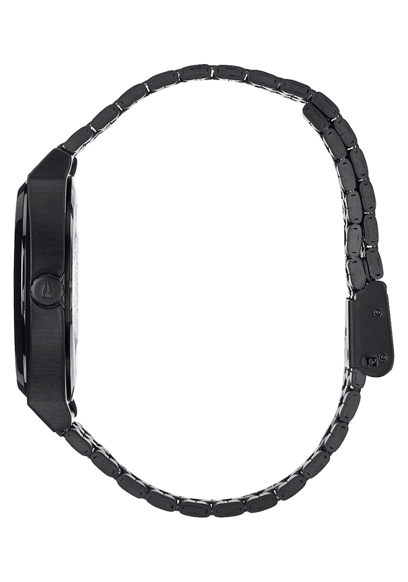 NIXON Time Teller Black Dial and Black Leather 34mm Unisex Watch | A045001 - 00 | TIME Watches
