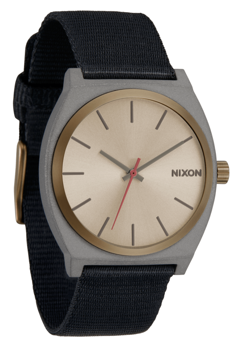 NIXON Time Teller Black Dial and Black Nylon 37mm Unisex Watch | A13965239 - 00 | TIME Watches