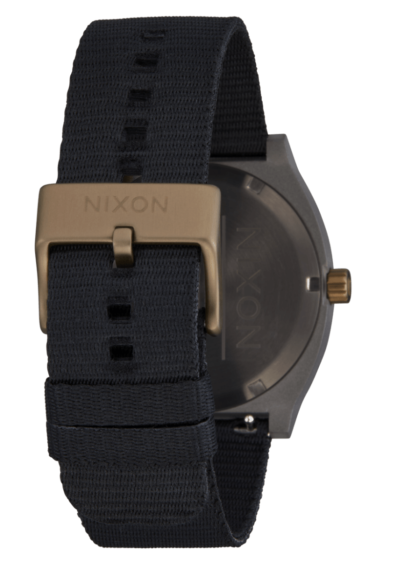 NIXON Time Teller Black Dial and Black Nylon 37mm Unisex Watch | A13965239 - 00 | TIME Watches