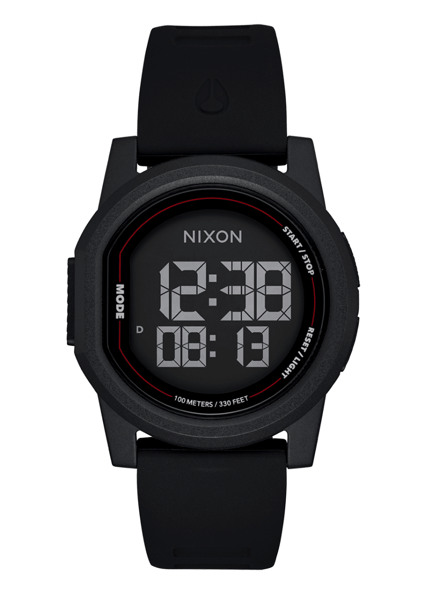 NIXON Time Teller Black Dial and Black Rubber 39mm Unisex Watch | A13705191 - 00 | TIME Watches