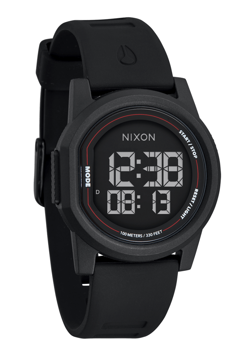 NIXON Time Teller Black Dial and Black Rubber 39mm Unisex Watch | A13705191 - 00 | TIME Watches