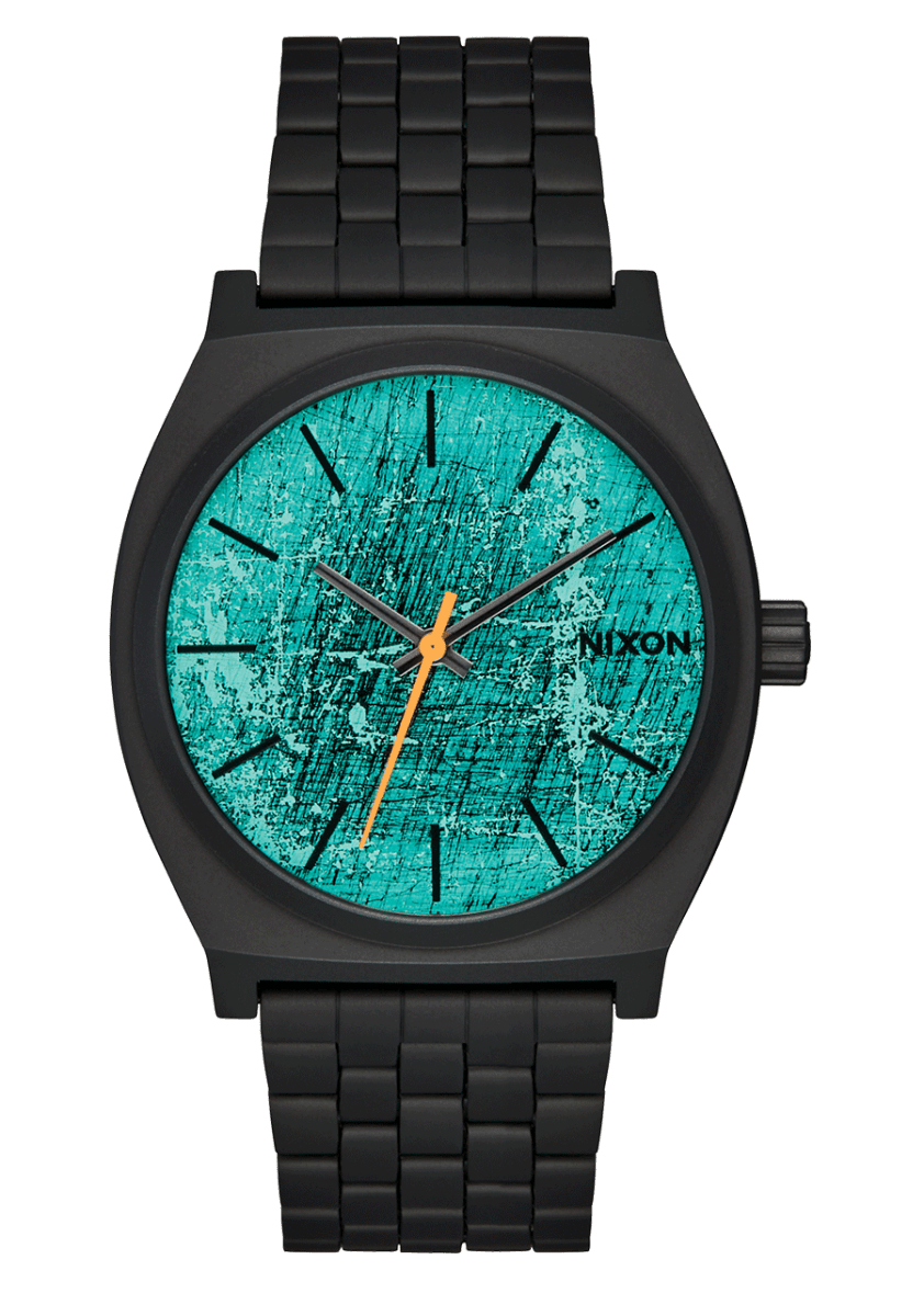 NIXON Time Teller Black Dial and Black Steel Bracelet 38mm Unisex Watch | A0455303 - 00 | TIME Watches